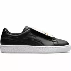 Puma WOMEN'S BASKET BADGE PUMA BLACK-FAIR AQUA