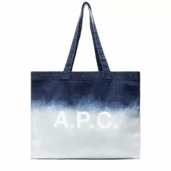 A.P.C. DIANE SHOPPING TOTE BAG BLEACHED OUT