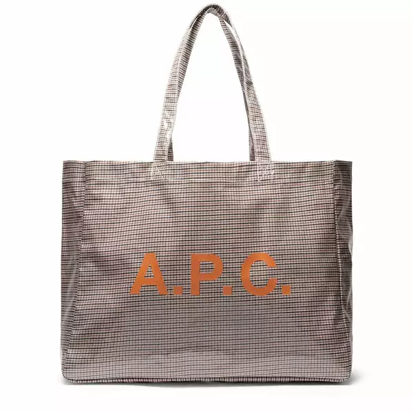 A.P.C. DIANE SHOPPING BAG DARK BEIGE 3 A.P.C. DIANE SHOPPING BAG DARK BEIGE