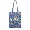 A.P.C. LOU TOTE BAG DARK BLUE -Women's Footwear Sales Shop A.P.C.TOTELOUDARKBLUEOSCOGFE M61442 1 grande