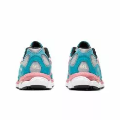ASICS X AWAKE NY GEL-NYC PURE SILVER/GREEN-BLUE SLATE -Women's Footwear Sales Shop AsicsXAWAKENYGEL NYCPURESILVERGREEN BLUESLATE81201A850 022 3 grande