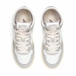 WOMEN'S AUTRY 01 MID LEAT/LEAT WHT/BK -Women's Footwear Sales Shop AutryWAUTRY01MIDLEATLEATWHTBK35AUMWWB01 4 grande