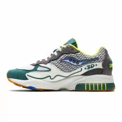 Saucony X BODEGA 3D GRID HURRICANE CREAM/GREEN -Women's Footwear Sales Shop BodegaxSaucony3DGrid 6 grande