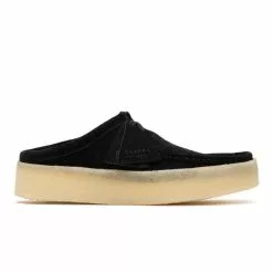 Clarks WALLABEE CUP MULE BLACK SUEDE