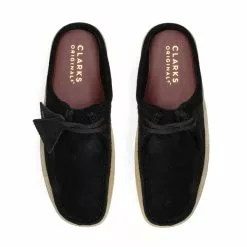Clarks WALLABEE CUP MULE BLACK SUEDE -Women's Footwear Sales Shop ClarksWALLABEECUPMULEBLACKSUEDE826167285 4 grande