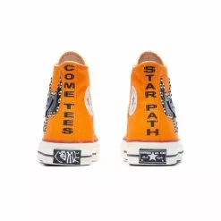 Converse X COME TEES CHUCK 70 HI SUN ORANGE/EGRET/BLACK -Women's Footwear Sales Shop ConverseXCOMETEESCHUCK70HISUNORANGEEGRETBLACK8A01762C 3 grande