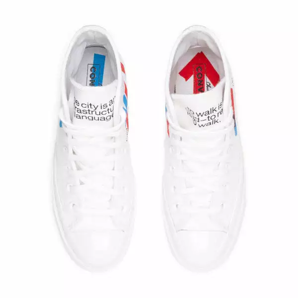 Converse X PATTA X EXPERIMENTAL JETSET CHUCK 70 WHITE/RED/BLUE 6 Converse X PATTA X EXPERIMENTAL JETSET CHUCK 70 WHITE/RED/BLUE - Image 4