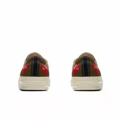 Converse X CDG Play CHUCK TAYLOR LOW KHAKI 9 Converse X CDG Play CHUCK TAYLOR LOW KHAKI -Women's Footwear Sales Shop ConversexCDGPlayCHUCKTAYLORLOWP1K117 162976C 3 grande