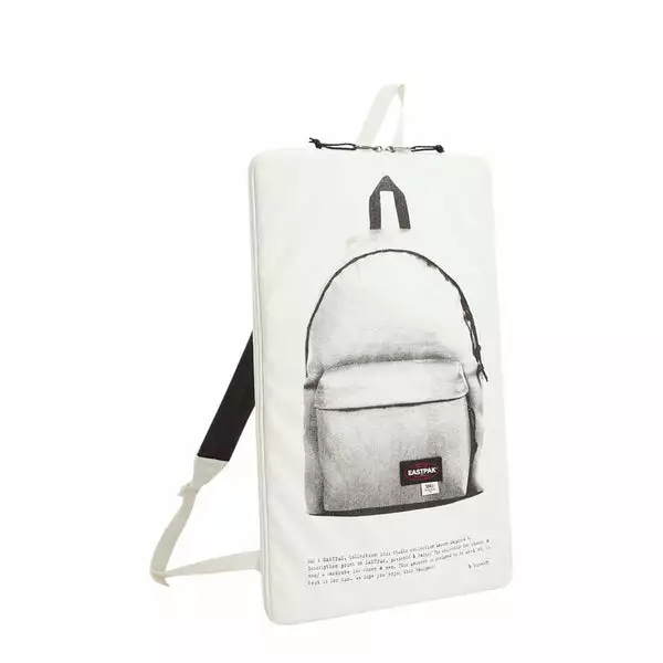 Eastpak X MAISON MARGIELA POSTER BAG WHITE 4 Eastpak X MAISON MARGIELA POSTER BAG WHITE - Image 2