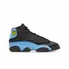 AIR JORDAN 13 RETRO GS BLACK/UNIVERSITY BLUE-WHITE [041]