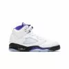 AIR JORDAN 5 RETRO WHITE/DARK CONCORD-BLACK [141] -Women's Footwear Sales Shop JordanBrandAIRJORDAN5RETROWHITEDARKCONCORD BLACK5.5Y440888 141 1 grande