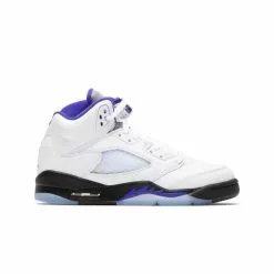 AIR JORDAN 5 RETRO WHITE/DARK CONCORD-BLACK [141]