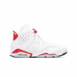 AIR JORDAN 6 RETRO (GS) WHITE/UNIVERSITY RED-BLACK [162]