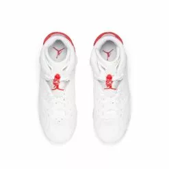 AIR JORDAN 6 RETRO (GS) WHITE/UNIVERSITY RED-BLACK [162] -Women's Footwear Sales Shop JordanBrandAIRJORDAN6RETRORETRO GS WHITEUNIVERSITYRED BLACK5Y384665 162 4 grande