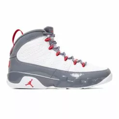 AIR JORDAN 9 RETRO WHITE/FIRE RED/COOL GREY [162]