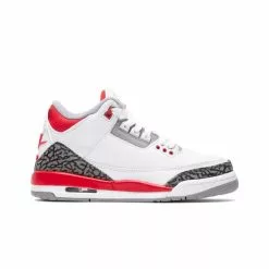 Air Jordan JORDAN 3 RETRO (GS) WHITE/FIRE RED-BLACK-CEMENT GREY [160]