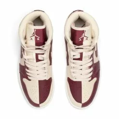 WOMEN'S AIR JORDAN 1 MID SE BEACH/CHRRYWD RED-SAIL [200] -Women's Footwear Sales Shop JordanBrandWAIRJORDAN1MIDSEBEACHCHRRYWDRED SAIL8DR0501 200 4 grande