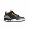 WOMEN'S AIR JORDAN 3 RETRO BLACK/FIRE RED-METALLIC GOLD-CEMENT GREY [067] -Women's Footwear Sales Shop JordanBrandWAIRJORDAN3RETROBLKFRRD MTLLCGLD CMNTGR5CK9246 067 1 grande