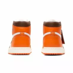 WOMEN'S AIR JORDAN 1 RETRO HI OG WHITE/STARFISH-CACAO-SAIL [101] -Women's Footwear Sales Shop JordanBrandWMNSAIRJORDAN1RETROHIOGWHITESTARFISH CACAO SAIL8DO9369 101 3 grande