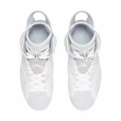 WOMEN'S AIR JORDAN 6 RETRO WHITE/PURE PLATINUM-MINT FOAM [103] -Women's Footwear Sales Shop JordanBrandWMNSAIRJORDAN6RETROWHITEPUREPLATINUM MINTFOAM6DQ4914 103 4 grande