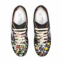 Maison Margiela PAINT REPLICA SNEAKERS BLACK/PAINT -Women's Footwear Sales Shop MaisonMargielaREPLICAPAINTERBLACKPAINT41S57WS0240 4 grande