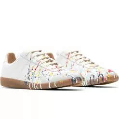 Maison Margiela PAINT REPLICA SNEAKERS OFF WHITE/PAINT -Women's Footwear Sales Shop MaisonMargielaREPLICAPAINTEROFFWHITEPAINT41S57WS0240 2 grande
