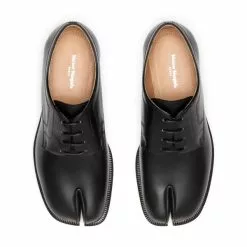 Maison Margiela WOMENS TABI LACE UP BLACK -Women's Footwear Sales Shop MaisonMargielaTABILACEUPBLACK36S34WQ0021 4 grande