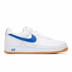 Nike AIR FORCE 1 LOW RETRO WHITE/ROYAL BLUE-GUM YELLOW [101]
