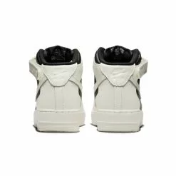 Nike WOMEN'S AIR FORCE 1 '07 MID BLACK/SAIL-COCONUT MILK [001] -Women's Footwear Sales Shop NIKEWAIRFORCE107MIDBLACKSAIL COCONUTMILK10DV2224 001 3 grande