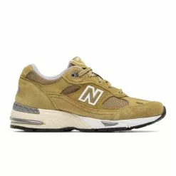 New Balance WOMENS W991GGW MADE IN ENGLAND GREEN MOSS