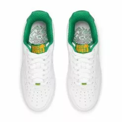 Nike AIR FORCE 1 LOW RETRO QS WHITE/WHITE-CLASSIC GREEN [100] -Women's Footwear Sales Shop NikeAIRFORCE1LOWRETROQSWHITEWHITE CLASICGREEN8DX1156 100 4 grande