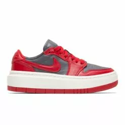 WOMEN'S AIR JORDAN 1 ELEVATE LOW DARK GREY/VARSITY RED-SAIL [006]