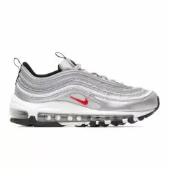 Nike WOMEN'S AIR MAX 97 METALLIC SLVR/VRSTY RD-WHT-BLK [002]