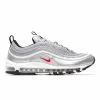 Nike AIR MAX 97 OG METALLIC SILVER/UNIVERSITY RED-BLACK [002] -Women's Footwear Sales Shop NikeNIKEAIRMAX97OGMTLCSLVRUNIRED BLK9DM0028 002 1 grande