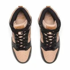 WOMEN'S NIKE DUNK HIGH 70 BLACK/FLAX-VACHETTA TAN-WHITE [001] -Women's Footwear Sales Shop NikeNIKEDNKHIGH70BLACKFLAX VACHETTATAN WHITE6.5DX0346 001 4 grande