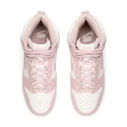 WOMEN'S NIKE DUNK HIGH PHANTOM/PINK OXFORD-WHITE [003] -Women's Footwear Sales Shop NikeNIKEDUNKHIGHPHANTOMPINKOXFORD WHITE8DD1869 003 4 grande