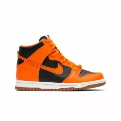 Nike DUNK HIGH GS BLK/SFTY ORNG-YLLW STRIKE [004]