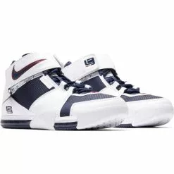 NIKE ZOOM LEBRON 2 WHITE/MIDNIGHT NAVY-VARSITY CRIMSON [100] -Women's Footwear Sales Shop NikeNIKEZOOMLEBRON2WHITEMIDNIGHTNAVY VARSITYCRIMSON8DR0826 100 2 grande