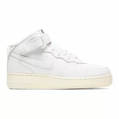 Nike WOMEN'S AIR FORCE 1 '07 MID LX SUMMIT WHITE/SUMMIT WHITE-COCONUT MILK [121]