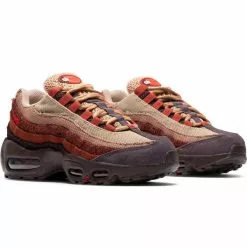 Nike WOMEN'S AIR MAX 95 BROWN BASALT/UNIVERSITY RED-OXEN BROWN [200] -Women's Footwear Sales Shop NikeWAIRMAX95BROWNBASALTUNIVERSITYRED OXENBROWN5DZ4710 200 2 grande