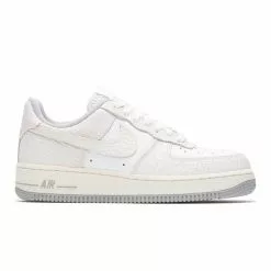 WOMEN'S NIKE AIR FORCE 1 '07 SUMMIT WHITE/SUMMIT WHITE-SAIL-WOLF GRAY [060]