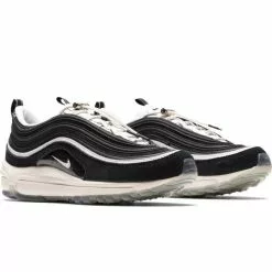 Nike WOMEN'S AIR MAX 97 PREMIUM BLACK/PHANTOM-PARTICLE GREY [010] -Women's Footwear Sales Shop NikeWNIKEAIRMAX97PREMIUMBLACKPHANTOM PARTICLEGREY8DZ5316 010 2 grande
