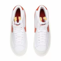 Nike WOMEN'S BLAZER MID '77 WHITE/MANTRA ORANGE-SAIL-CINNABAR [100] -Women's Footwear Sales Shop NikeWNIKEBLAZERMID 77WHITEMANTRAORANGE SAIL CINNABAR6DZ4408 100 4 grande