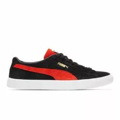 Puma SUEDE VTG TEAMS BLACK/BURNT RED/BLAZING BLUE