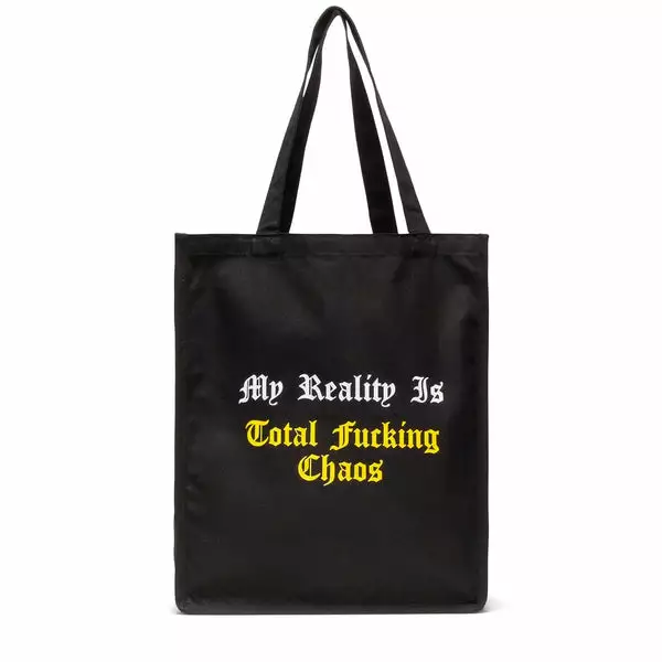 Pleasures REALITY TOTE BLACK 3 Pleasures REALITY TOTE BLACK