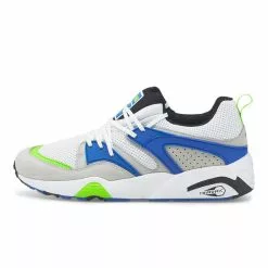 Puma BLAZE OF GLORY REVERSE CLASSICS WHT/ BLK/SNRKL BLU -Women's Footwear Sales Shop PumaBlazeofGloryReverseClassicsPUMAWHITE SNORKEL38353202 3 grande