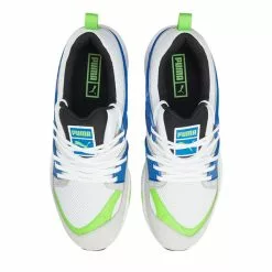 Puma BLAZE OF GLORY REVERSE CLASSICS WHT/ BLK/SNRKL BLU -Women's Footwear Sales Shop PumaBlazeofGloryReverseClassicsPUMAWHITE SNORKEL38353202 4 grande