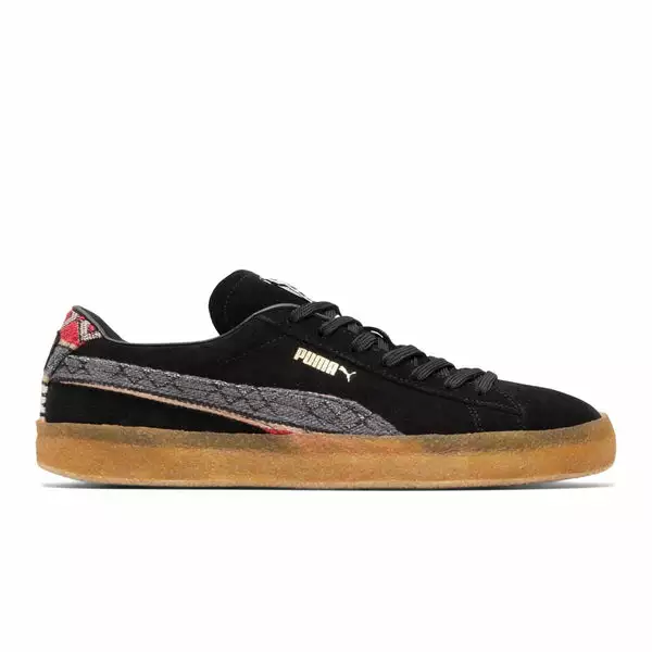 Puma SUEDE CREPE PATTERN PUMA BLACK 3 Puma SUEDE CREPE PATTERN PUMA BLACK