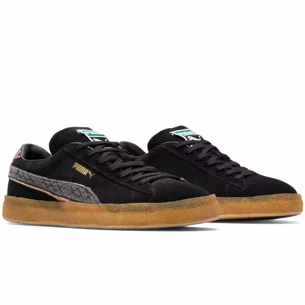 Puma SUEDE CREPE PATTERN PUMA BLACK 4 Puma SUEDE CREPE PATTERN PUMA BLACK - Image 2