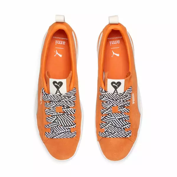 Puma X AMI SUEDE VTG JAFFA ORANGE/MARSHMALLOW 6 Puma X AMI SUEDE VTG JAFFA ORANGE/MARSHMALLOW - Image 4